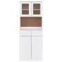 Aparador alto ALTA madera maciza de pino blanco 77x35x188 cm de vidaXL, Aparadores - Ref: Foro24-3187776, Precio: 243,92 €, D...