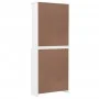 Aparador alto ALTA madera maciza de pino blanco 77x35x188 cm de vidaXL, Aparadores - Ref: Foro24-3187776, Precio: 243,92 €, D...