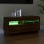 TV-Möbel mit LED-Leuchten, braune Eiche, Farbe 80x35x40 cm von vidaXL, TV-Möbel - Ref: Foro24-815725, Preis: 54,27 €, Rabatt: %