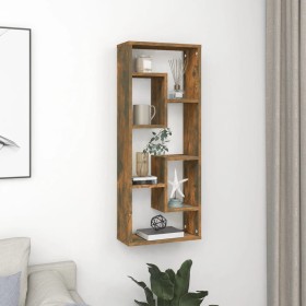 Wandregal aus geräuchertem Eichenholzwerkstoff, 36 x 16 x 90 cm von vidaXL, Regale und Regale - Ref: Foro24-815846, Preis: 35...