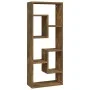 Smoked oak engineered wood wall shelf 36x16x90 cm by vidaXL, Shelves and shelves - Ref: Foro24-815846, Price: 35,24 €, Discou...