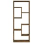 Smoked oak engineered wood wall shelf 36x16x90 cm by vidaXL, Shelves and shelves - Ref: Foro24-815846, Price: 34,50 €, Discou...