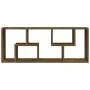 Smoked oak engineered wood wall shelf 36x16x90 cm by vidaXL, Shelves and shelves - Ref: Foro24-815846, Price: 35,24 €, Discou...
