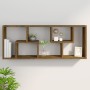 Wandregal aus geräuchertem Eichenholzwerkstoff, 36 x 16 x 90 cm von vidaXL, Regale und Regale - Ref: Foro24-815846, Preis: 35...