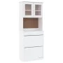 Tall solid white pine highboard 77x35x188 cm by vidaXL, Sideboards - Ref: Foro24-3187778, Price: 260,27 €, Discount: %