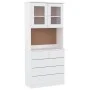 ALTA tall sideboard solid white pine wood 77x35x165 cm by vidaXL, Sideboards - Ref: Foro24-3187780, Price: 263,39 €, Discount: %