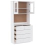 Aparador alto ALTA madera maciza de pino blanco 77x35x165 cm de vidaXL, Aparadores - Ref: Foro24-3187780, Precio: 258,93 €, D...