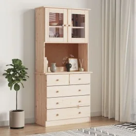 ALTA tall sideboard solid pine wood 77x35x165 cm by vidaXL, Sideboards - Ref: Foro24-3187779, Price: 259,58 €, Discount: %