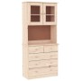 ALTA hohes Sideboard aus massivem Kiefernholz 77x35x165 cm von vidaXL, Sideboards - Ref: Foro24-3187779, Preis: 250,02 €, Rab...