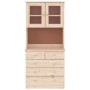 ALTA hohes Sideboard aus massivem Kiefernholz 77x35x165 cm von vidaXL, Sideboards - Ref: Foro24-3187779, Preis: 250,02 €, Rab...
