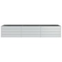 Blumenbeet aus silber verzinktem Stahl, 240 x 80 x 45 cm von vidaXL, Töpfe und Pflanzgefäße - Ref: Foro24-316888, Preis: 57,7...