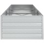 Silver galvanized steel flower bed 240x80x45 cm by vidaXL, Pots and planters - Ref: Foro24-316888, Price: 57,78 €, Discount: %