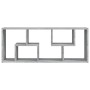 Sonoma gray engineered wood wall shelf 36x16x90cm by vidaXL, Shelves and shelves - Ref: Foro24-815847, Price: 32,16 €, Discou...