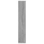 Estantería de pared madera de ingeniería gris Sonoma 36x16x90cm de vidaXL, Estantes y estanterías - Ref: Foro24-815847, Preci...