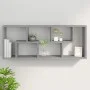 Sonoma graues Wandregal aus Holzwerkstoff, 36 x 16 x 90 cm von vidaXL, Regale und Regale - Ref: Foro24-815847, Preis: 32,82 €...