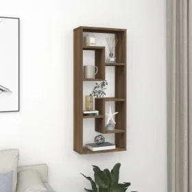Eichenbraunes Wandregal aus Holzwerkstoff, 36 x 16 x 90 cm von vidaXL, Regale und Regale - Ref: Foro24-815848, Preis: 33,37 €...