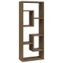 Oak brown engineered wood wall shelf 36x16x90 cm by vidaXL, Shelves and shelves - Ref: Foro24-815848, Price: 33,37 €, Discoun...