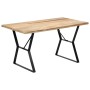 Solid mango wood dining table 140x80x76 cm by vidaXL, Kitchen and dining tables - Ref: Foro24-247947, Price: 253,94 €, Discou...