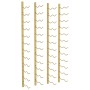 Wall-mounted wine rack for 24 bottles, 2 units, golden iron. by vidaXL, Wine racks - Ref: Foro24-340886, Price: 92,27 €, Disc...