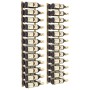 Wandflaschenhalter für 24 Flaschen 2 Einheiten goldenes Eisen von vidaXL, Weinregale - Ref: Foro24-340886, Preis: 92,27 €, Ra...