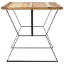 Massivholz-Esstisch aus recyceltem Holz 140x80x76 cm von vidaXL, Küchen- und Esstische - Ref: Foro24-247948, Preis: 219,37 €,...
