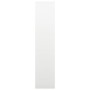 Armario de oficina de acero blanco 90x40x180 cm