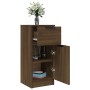 Brown oak plywood sideboard 30x30x70 cm by vidaXL, Sideboards - Ref: Foro24-817004, Price: 56,91 €, Discount: %