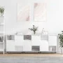3 white engineered wood sideboards by vidaXL, Sideboards - Ref: Foro24-3190141, Price: 172,47 €, Discount: %