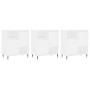 3 white engineered wood sideboards by vidaXL, Sideboards - Ref: Foro24-3190141, Price: 174,06 €, Discount: %