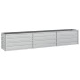 Arriate de acero galvanizado plateado 240x40x45 cm de vidaXL, Maceteros y jardineras - Ref: Foro24-316889, Precio: 45,96 €, D...