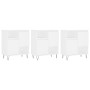 Sideboards 3 units white plywood by vidaXL, Sideboards - Ref: Foro24-3190149, Price: 175,87 €, Discount: %
