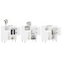 Sideboards 3 units white plywood by vidaXL, Sideboards - Ref: Foro24-3190149, Price: 175,87 €, Discount: %