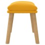 Mustard yellow velvet footrest 45x29.5x35 cm by vidaXL, Ottomans - Ref: Foro24-341442, Price: 36,32 €, Discount: %