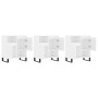 Aparadores 3 uds madera contrachapada blanco brillo by vidaXL, Sideboards - Ref: Foro24-3190159, Price: 208,33 €, Discount: %