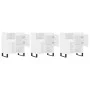 Aparadores 3 uds madera contrachapada blanco brillo de vidaXL, Aparadores - Ref: Foro24-3190159, Precio: 205,91 €, Descuento: %