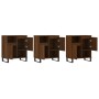 Sideboards 3 Einheiten aus eichenbraunem Sperrholz von vidaXL, Sideboards - Ref: Foro24-3190164, Preis: 194,89 €, Rabatt: %