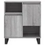 Aparadores 3 uds madera contrachapada gris Sonoma de vidaXL, Aparadores - Ref: Foro24-3190163, Precio: 199,49 €, Descuento: %
