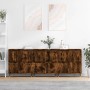 Sideboards 3 Einheiten aus geräuchertem Eichensperrholz von vidaXL, Sideboards - Ref: Foro24-3190194, Preis: 187,74 €, Rabatt: %