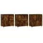 Aparadores 3 uds madera contrachapada roble ahumado de vidaXL, Aparadores - Ref: Foro24-3190194, Precio: 185,46 €, Descuento: %