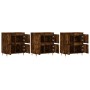 Sideboards 3 Einheiten aus geräuchertem Eichensperrholz von vidaXL, Sideboards - Ref: Foro24-3190194, Preis: 187,74 €, Rabatt: %
