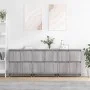 3 Stück Sideboards Sperrholz Sonoma grau von vidaXL, Sideboards - Ref: Foro24-3190195, Preis: 191,83 €, Rabatt: %
