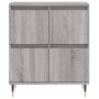 3 Stück Sideboards Sperrholz Sonoma grau von vidaXL, Sideboards - Ref: Foro24-3190195, Preis: 199,63 €, Rabatt: %
