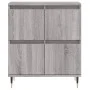 Aparadores 3 uds madera contrachapada gris Sonoma de vidaXL, Aparadores - Ref: Foro24-3190195, Precio: 191,53 €, Descuento: %
