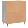 3 Stück Sideboards Sperrholz Sonoma grau von vidaXL, Sideboards - Ref: Foro24-3190195, Preis: 191,83 €, Rabatt: %