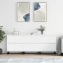3 Stk. Sperrholz Sideboards weiß von vidaXL, Sideboards - Ref: Foro24-3190205, Preis: 209,97 €, Rabatt: %