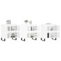 3 Stk. Sideboards aus Sperrholz glänzend weiß von vidaXL, Sideboards - Ref: Foro24-3190207, Preis: 282,46 €, Rabatt: %