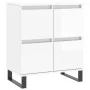 Display cabinets 3 units plywood white gloss by vidaXL, Sideboards - Ref: Foro24-3190207, Price: 278,11 €, Discount: %