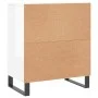 Display cabinets 3 units plywood white gloss by vidaXL, Sideboards - Ref: Foro24-3190207, Price: 278,11 €, Discount: %