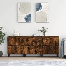 Sideboards 3 Einheiten aus geräuchertem Eichensperrholz von vidaXL, Sideboards - Ref: Foro24-3190210, Preis: 224,46 €, Rabatt: %