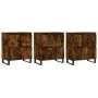 Sideboards 3 Einheiten aus geräuchertem Eichensperrholz von vidaXL, Sideboards - Ref: Foro24-3190210, Preis: 224,42 €, Rabatt: %